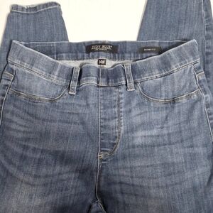 Judy blues Skinny fit 14w. Womens distressed Elastic waisted Jeans